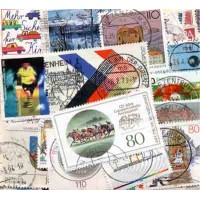 ACUMULAÇÃO ALEMANHA FEDERAL E UNIFICADA -  SELOS COMEMORATIVOS USADOS DE EXCELENTE QUALIDADE - BONITO PACOTE COM 165