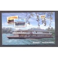 CORÉIA DO NORTE -2013 - CADERNETA - 4 SELOS - NAVIOS