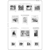 1983 - Suplemento 1983 do Álbum de Selos do Brasil Classic PLUS (9 folhas)