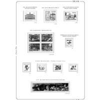 1989 - Suplemento 1989 do Álbum de Selos do Brasil Classic PLUS (6 folhas)