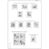 1998 - Classic PLUS - Suplemento do Álbum de Selos do Brasil (7 folhas)