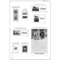 2012 - Classic PLUS - Suplemento do Álbum de Selos do Brasil (8 folhas)