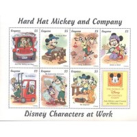 DISNEY - GUYANA - MICKEY E CONPANHIA EM TRABALHO DURO - BLOCO