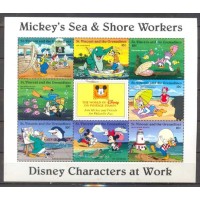 DISNEY - ST.VICENT - TRABALHADORES DO MAR E DA COSTA MICKEY - 2014 - BLOCO