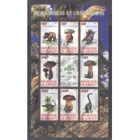 DJIBOUTI - DINOSSAURO E COGUMELO 