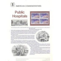 ESTADOS UNIDOS (EUA / USA) -1986 - YT-1627 - 3,20 EUROS - NOVOS (MINT) - HOSPITAIS PUBLICOS