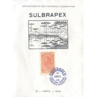 F-A-13 - CBC - 1949 - EXPOSIÇÃO FILATÉLICA SUL-BRAPEX - CURITIBA/PR - RHM R$ 300,00 (60 UFS X R$ 5,00)