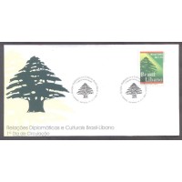 FDC-714 - 2003 - CBC SÃO PAULO - RELAÇÕES DIPLOMÁTICAS BRASIL - LÍBANO