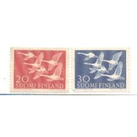 FINLÂNDIA - YV-445/446 - AVES E PASSAROS