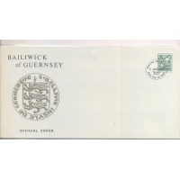 GUERNSEY -  1989/1990 - Y 0454+484(1989-1990) MAPA: SÉRIE CORRENTE: MAPA DA ILHA SEM VALOR IMPRESSO : 18p VERDE E 14p AZUL - 2 SELOS SOBRE 2 FDC