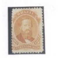 I-29 - 1866 - DOM PEDRO II - NOVO - DENTEAÇÃO IRREGULAR - SEM GOMA