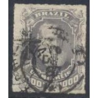I-46 - 1878 - DOM PEDRO II - PERCÊ - BARBA BRANCA - CARIMBADO