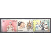 LIBERIA - RAINHA ELIZABETH 2º - 1952-1977