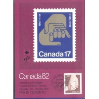 CANADA - 1982 - MÃOS  - MÁXIMOS POSTAIS