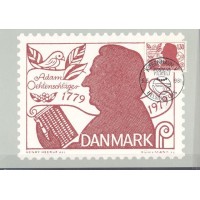 DINAMARCA - 1979 - ADAM OEHLENSCHLAGEN - MÁXIMOS POSTAIS