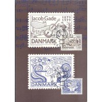 DANMARK - 1979 - JACOB GABE  - MÁXIMOS POSTAIS