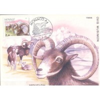 MONACO - MÁXIMOS POSTAIS - 1986 - FAUNA GERAL 