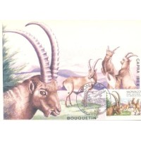 MONACO - FAUNA GERAL - MÁXIMOS POSTAIS - 1986