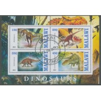 MALAWI - DINOSSAURO - COM CARIMBO