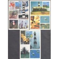 MAX-199/201 - 1995 - FARÓIS BRASILEIROS - CARIMBO CBC - RHM R$ 42,50 (8,50 UFS X R$ 5,00)