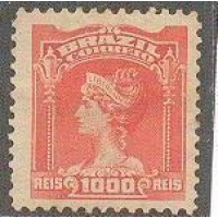 R-146 - 1906 - ALEGORIAS REPUBLICANAS - 1000 RÉIS - NOVO - SEM GOMA - CHARNEIRA - RHM R$ 420,00 (120 UFs X R$ 5,00)