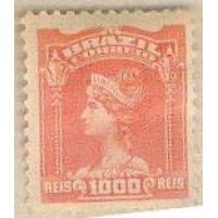 R-146 - 1906 - ALEGORIAS REPUBLICANAS - 1000 RÉIS - NOVO - GOMADO - CHARNEIRA - RHM R$ 420,00 (120 UFs X R$ 5,00)