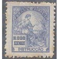 R-172ES - 1918/19 - ALEGORIAS REPUBLICANAS - SEM FILIGRANA - NOVO - GOMADO - CHARNEIRA - PONTOS DE OXIDAÇÃO - RHM R$ 825,00 (165 UFs X R$ 5,00)