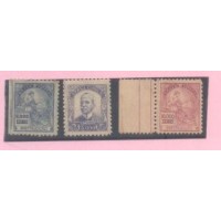R-294ES/296ES - 1934/36 - SEM FILIGRANA - NOVOS - COM E SEM GOMA - CHARNEIRA - RHM R$ 1.725,00 (345 UFS X R$ 5,00)