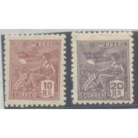 R-318/319 - MINT - FILIGRANA CASA + DA + MOEDA + BRASIL - NOVOS - GOMADOS - MUITO BONITOS - RHM R$ 57,50 (11,50 UFS x R$ 5,00)