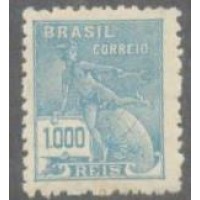 R-333 - 1940 - FILIGRANA CORREIO (P) - 1000 RÉIS - NOVO - GOMADO - RHM R$ 400,00 (80 UFs X R$ 5,00) 