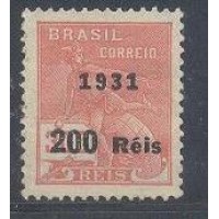 R-347 - 1931 - SELOS DE 1928/30 - VOVÓ - SOBRECARGA PRETA - NOVO - SEM GOMA - CHARNEIRA -  RHM R$ 450,00 (90 UFS X R$ 5,00)