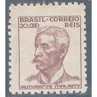 R-368 - 1915 - NETINHA - CORREIO*BRASIL - AUMIRANTE MAURITY - PARDO - NOVO - SEM GOMA - RHM R$ 375,00 (75 UFs X R$ 5,00)