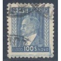 R-370 - 1941 - NETINHA - FILIGRANA "P" VERTICAL-PAPEL ESPESSO - CARIMBADO - SEM GOMA - CHARNEIRA - RHM R$ 225,00 ( 45 UFS X R$ 5,00)