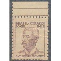 R-454- MINT - ALMIRANTE MAURITY - FILIGRANA CASA DA MOEDA DO BRASIL - GOMADO - RHM R$ 1.000,00 (200 UFs X R$ 5,00)
