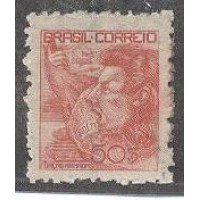 R-455 - 1942/46 - FILIGRANA CASA+DA+MOEDA+DO+BRASIL (O) - PAPEL FINO - TRAÇOS VERDES NO VERSO - NOVO - SEM GOMA - CHARNEIRA - RHM R$ 625,00 ( 125 UFS X R$ 5,00)