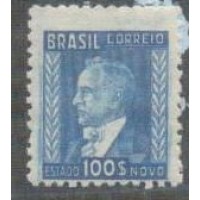 R-456 - 1954 - FILIGRANA CADA DA MOEDA - 100$ - NOVO - GOMADO - CHARNEIRA - RHM R$ 30,00 (6 UFs X R$ 5,00)