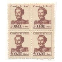 R-524 - VULTOS CÉLEBRES  - DOM PEDRO I - MINT - QUADRA - GOMADA - RHM R$ 1.500,00 (300 UFS X R$ 5,00)