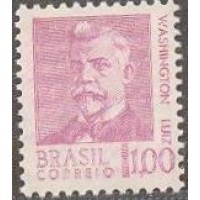 R-535 - 1968 - ANTIGOS PRESIDENTES DA REPÚBLICA - WASHINGTON LUIZ - NOVO - GOMADO - RHM R$ 225,00 (45 UFs X R$ 5,00)