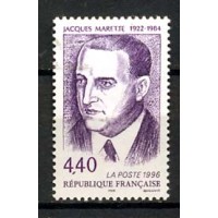 FRANÇA - Y 3015(1996) - HOMENAGEM À JACQUES MARETTE(192-1984) - POLÍTICO - SELO MINT
