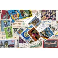 ACUMULAÇÃO ALEMANHA FEDERAL - EXCELENTE PACOTE COM 170 SELOS COMEMORATIVOS USADOS DE BOA QUALIDADE