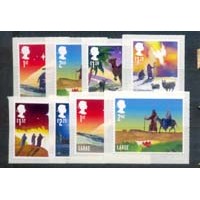 INGLATERRA - RELIGIÃO - OS REIS MAGOS - 8 SELOS MINT