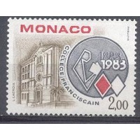 SELOS MÔNACO - EDUCAÇÃO - CLT/VEN 47625 - EDUCAÇÃO - CLT/VEN 47625 - 1369 (1983) CENTENÁRIO DO COLÉGIO FRANCISCANO - SELO MINT