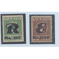 V-34A/35A - FILIGRANA "Y" OU "Z" - NOVOS - GOMADOS - MUITO BONITOS - RHM R$ 1.250,00 ( 250 UFs X R$ 5,00)