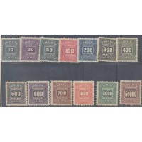 X-27/39 - CIFRAS ABN - SÉRIE COMPLETA - NOVOS - COM E SEM GOMA - CHARNEIRA - RHM  1.145,00 (229 UFS X R$ 5,00)