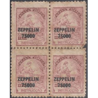 Z-13 - VOVÓ SOBRETAXADO -  1932 - QUADRA - NOVA - GOMADA - PONTOS DE OXIDAÇÃO - RHM R$ 600,00 (120 UFs X R$ 5,00)