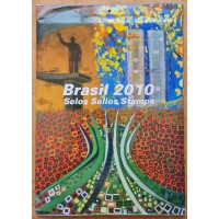 2010 - CARTELA ANUAL EMITIDA E MONTADA PELOS CORREIOS BRASILEIROS