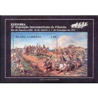 BL-032 - MINT - 1972 - 4ª EXPOSIÇÃO - EXFILBRA - RHM 18 UFS