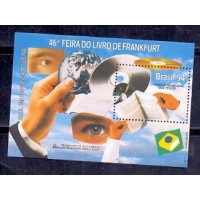 BL-096 - MINT - 1994 - 46ª FEIRA DO LIVRO FRANKFURT/ALEMANHA - RHM UFS 10,00