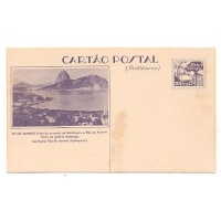 BP-096 - 1933 - LINDO - PARTE DA ENSEADA DE BOTAFOGO E O PÃO DE AÇUCAR - 100 RÉIS