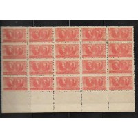 C-0013/13ES - MINT (PERFEITO) - 1ª COLUNA - NOVO GOMADO - 1920 - 20 SELOS SENDO 4 SELOS - (SEM FILIGRANA): 